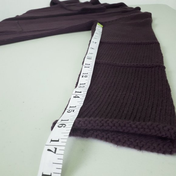 PURE Handknit Purple Open Front Knit Cardigan - Picture 6 of 12